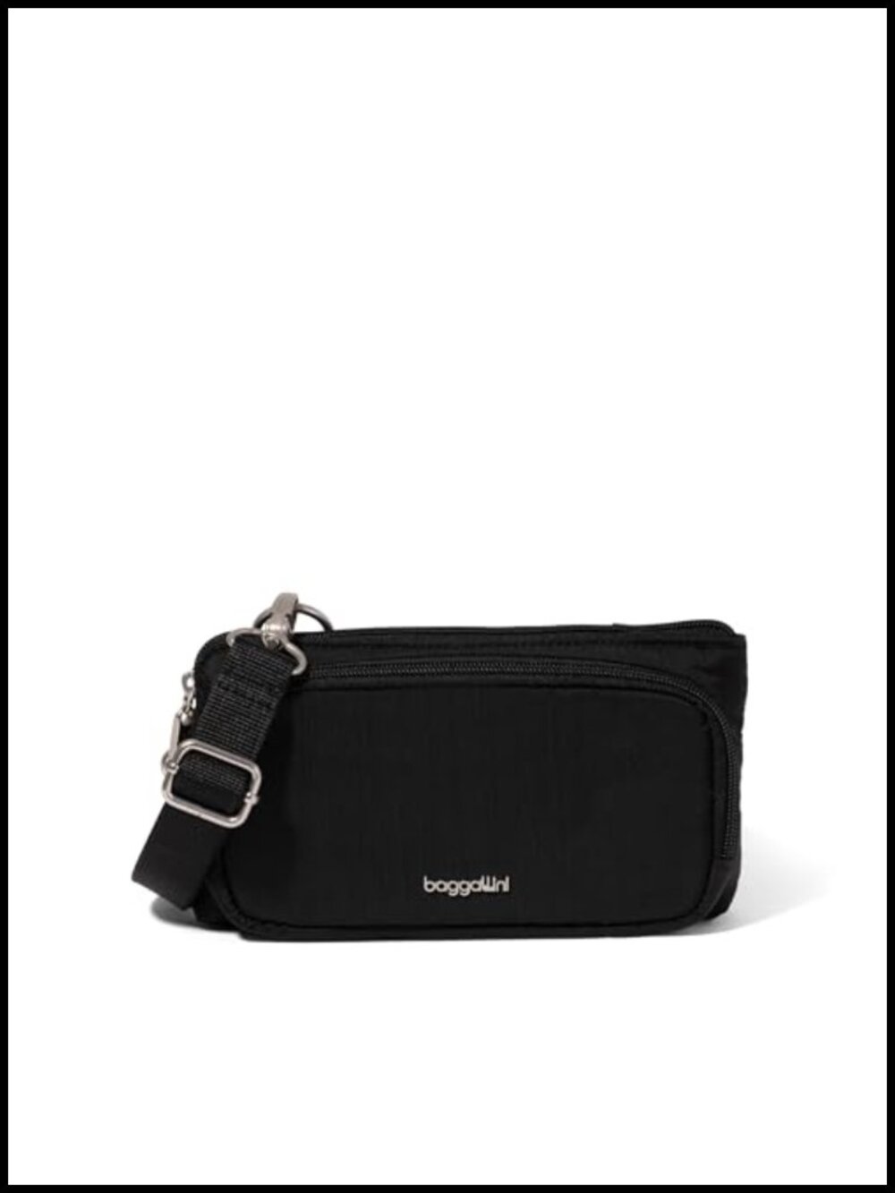Baggallini Anti-Theft Mini Crossbody Wallet RFID Blocking Cut-Resistant